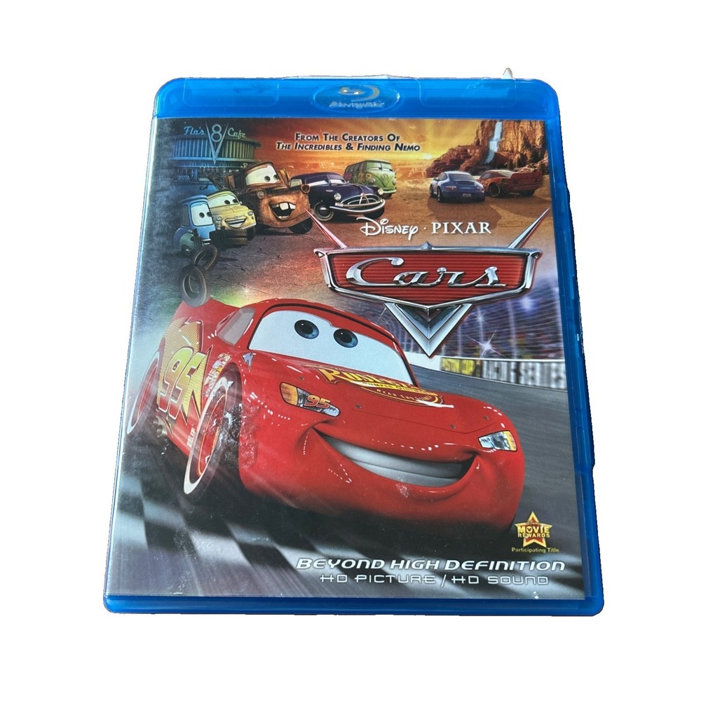 Disney Pixar Cars Blu-ray Disc Movie with Original Case 0786936734041